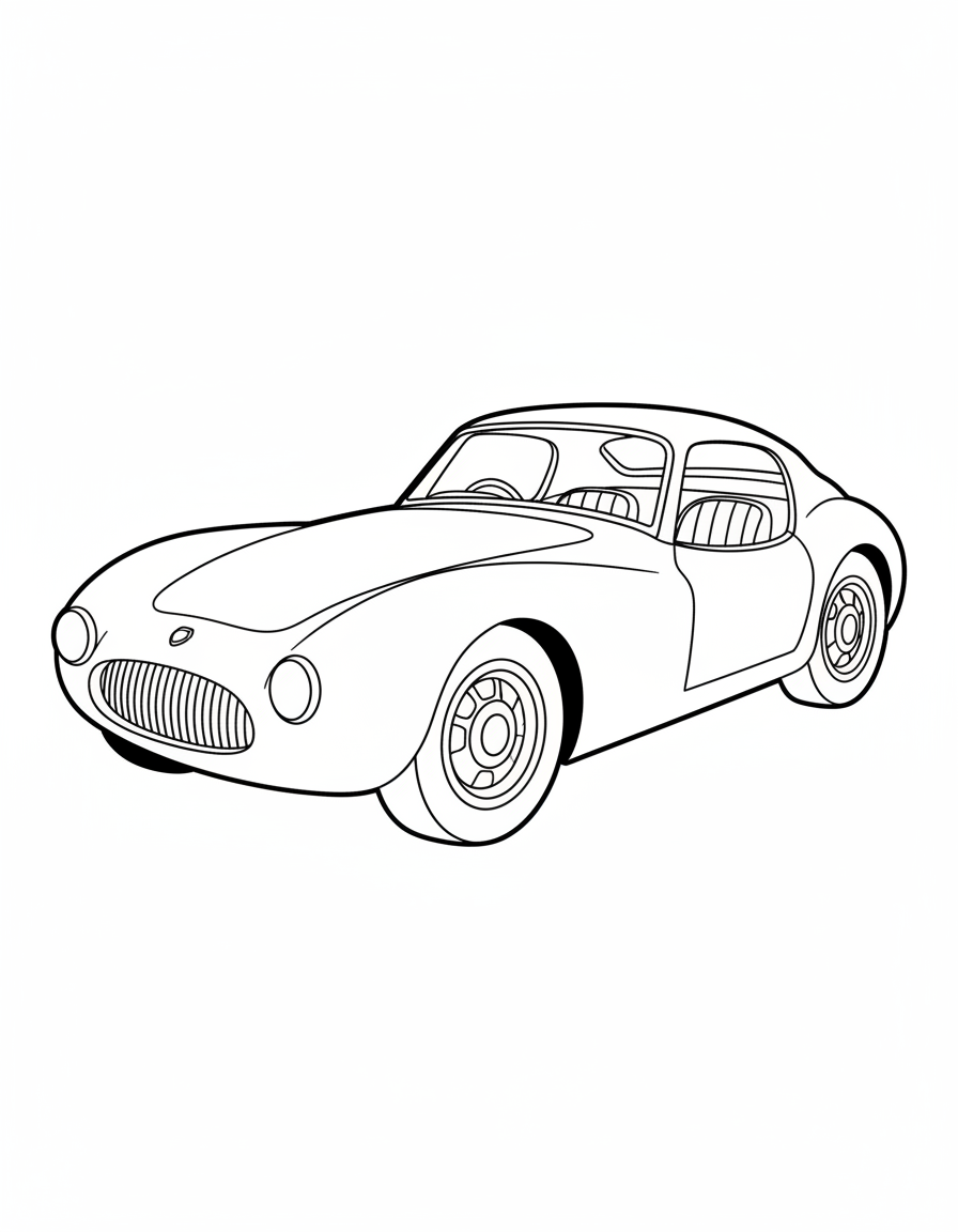 Desenho para colorir de Carro